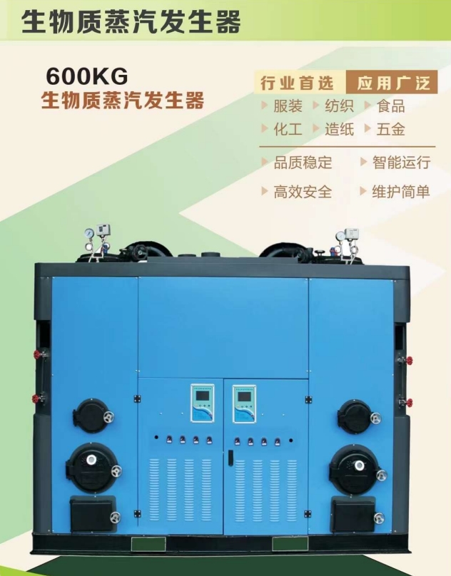 600KG生物质蒸汽发生器